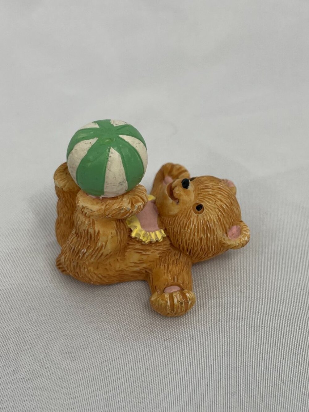 Vintage Early 1990s Oriental Trading Summer Bear with Beach Ball